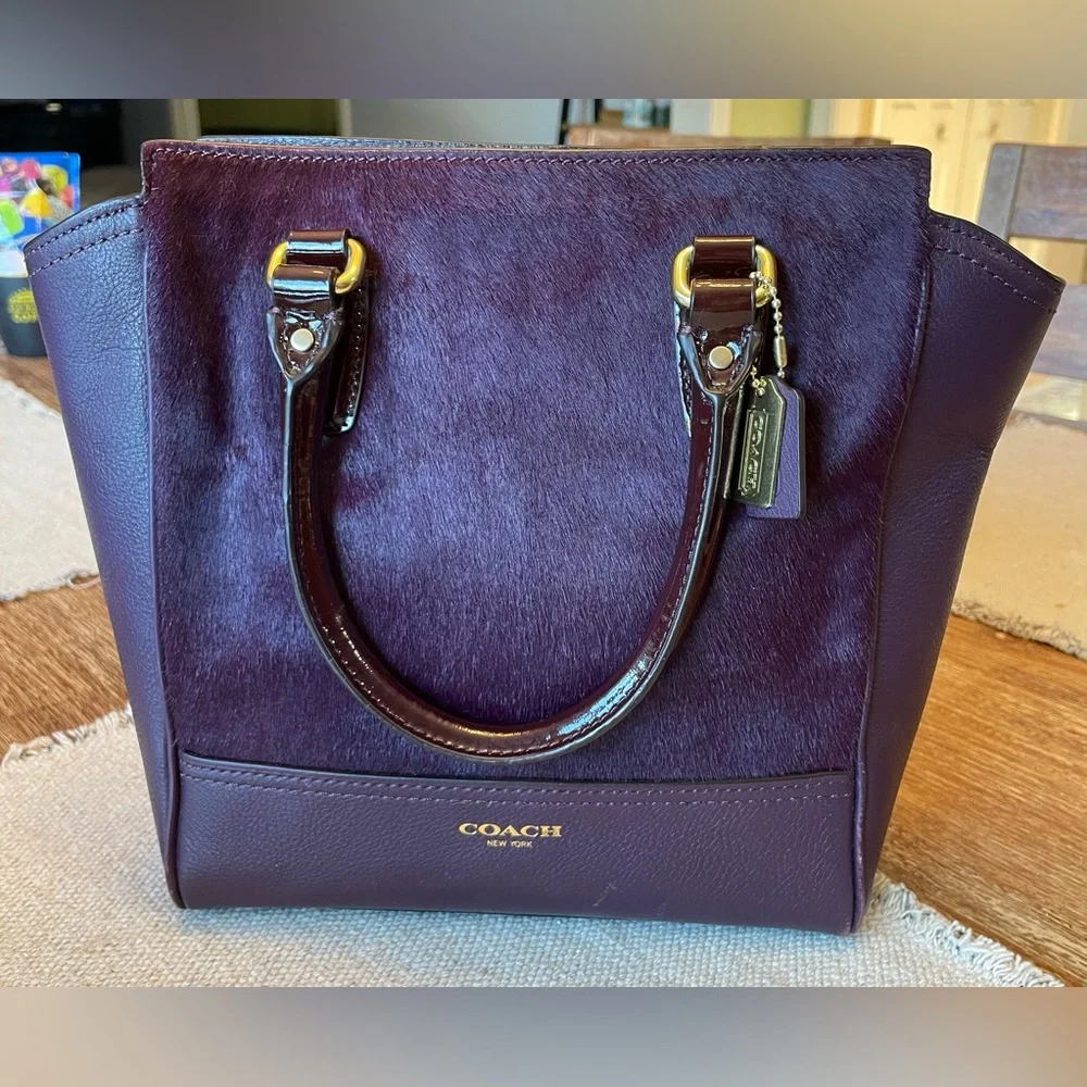 Coach Rare Calf Hair crossbody/satchel Bag - Picture 2 of 16